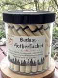 Badass Motherfucker Affirmation Jar - 60 Days of Absolutely Ruthless, Bold & Hilarious Confidence and Motivation for Men. Best Selling Gift!