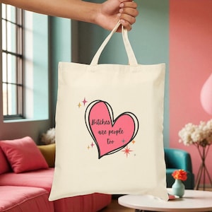Retro Color Pop Canvas Tote Bag: Sassy Statement, Eco-Friendly