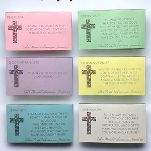 NEW Color-coded Bible Verses Affirmation Jar 60 Scrolls in Pastel ...
