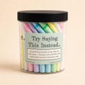 Professional Insults Affirmation Jar - Try Saying This Instead - Fun and Witty Affirmations for Work - Unique Gift for Office Humor