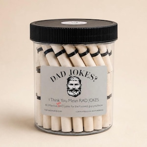 Dad Jokes? I Think You Mean RAD Jokes – Funny Dad Gift | 60 Days of Corny, Silly Humor | Unique Father’s Day Gift: Dad, Bonus Dad, Grandpa