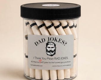 Dad Jokes? I Think You Mean RAD Jokes – Funny Dad Gift | 60 Days of Corny, Silly Humor | Unique Father’s Day Gift: Dad, Bonus Dad, Grandpa