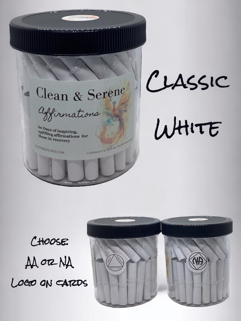 Sobriety Affirmation Jar | Clean & Serene |60 Inspirational Quotes for ...
