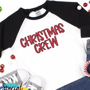 Christmas SVG - Christmas Crew SVG - Family Christmas cut file - Christmas Shirt SVG - dxf - Cut file - Cricut - Silhouette, Cute Christmas