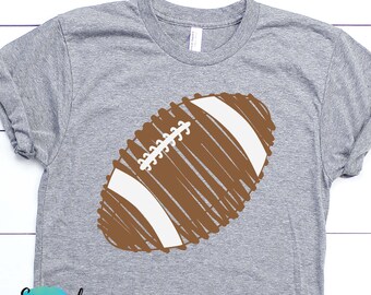 Football SVG - football dessiné à la main SVG - griffonner le football SVG, maillot de football - Fichier de coupe de football de Scribble - fichier de coupe de Cricut, Silhouette