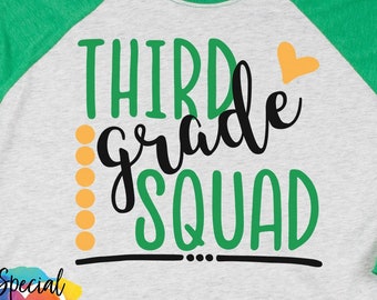 Third Grade SVG, 3rd grade svg, Third Grade, back to school SVG, Third Grade teacher svg, dxf, png eps, cutting file, Cricut, Silhouette,