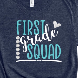 First Grade Squad SVG, 1st Grade Svg, First Grade Tribe, Back to School ...