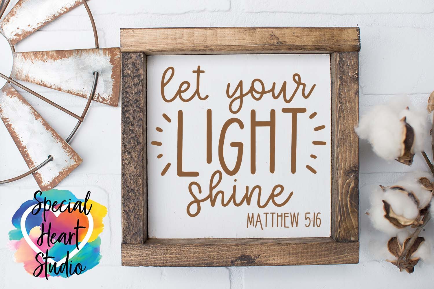 Let Your Light Shine SVG / Christian / Bible SVG / Matthew 5:16 / SVG ...