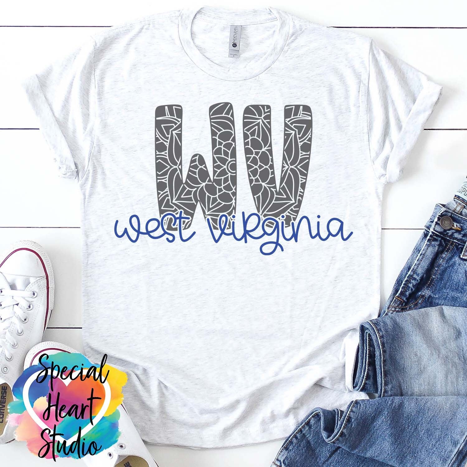 Download West Virginia SVG West Virginia Mandala SVG dxf eps png | Etsy
