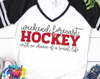 Hokej SVG, Prognoza weekendowa Hokej SVG, Plik do cięcia Hokej, Plik do cięcia Hokej, SVG, png, Plik do cięcia Ice Hockey Mom SVG dla Cricut lub Silhouette