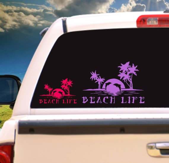 Proud Navy Sister Hibiscus Flowers Car or Truck Window Laptop Decal Sticker