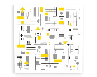 モダンな抽象的な壁アートプリント、トレンディな幾何学的なポスター、スカンジナビアのアートワーク、モダンな家の装飾、グラフィックアートの壁の装飾、正方形のアートプリント