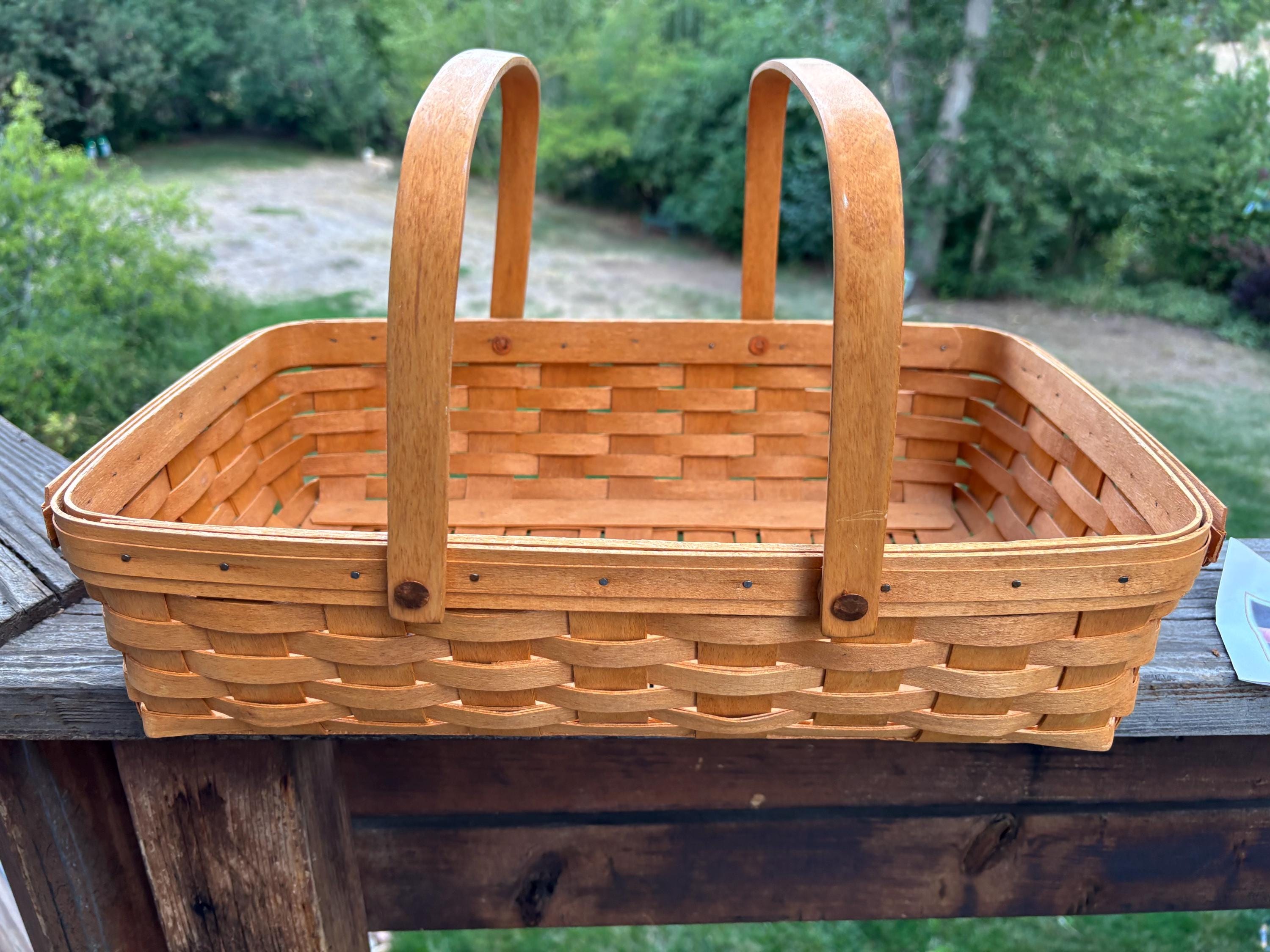 Longaberger Baskets With Swinging Handle - Etsy