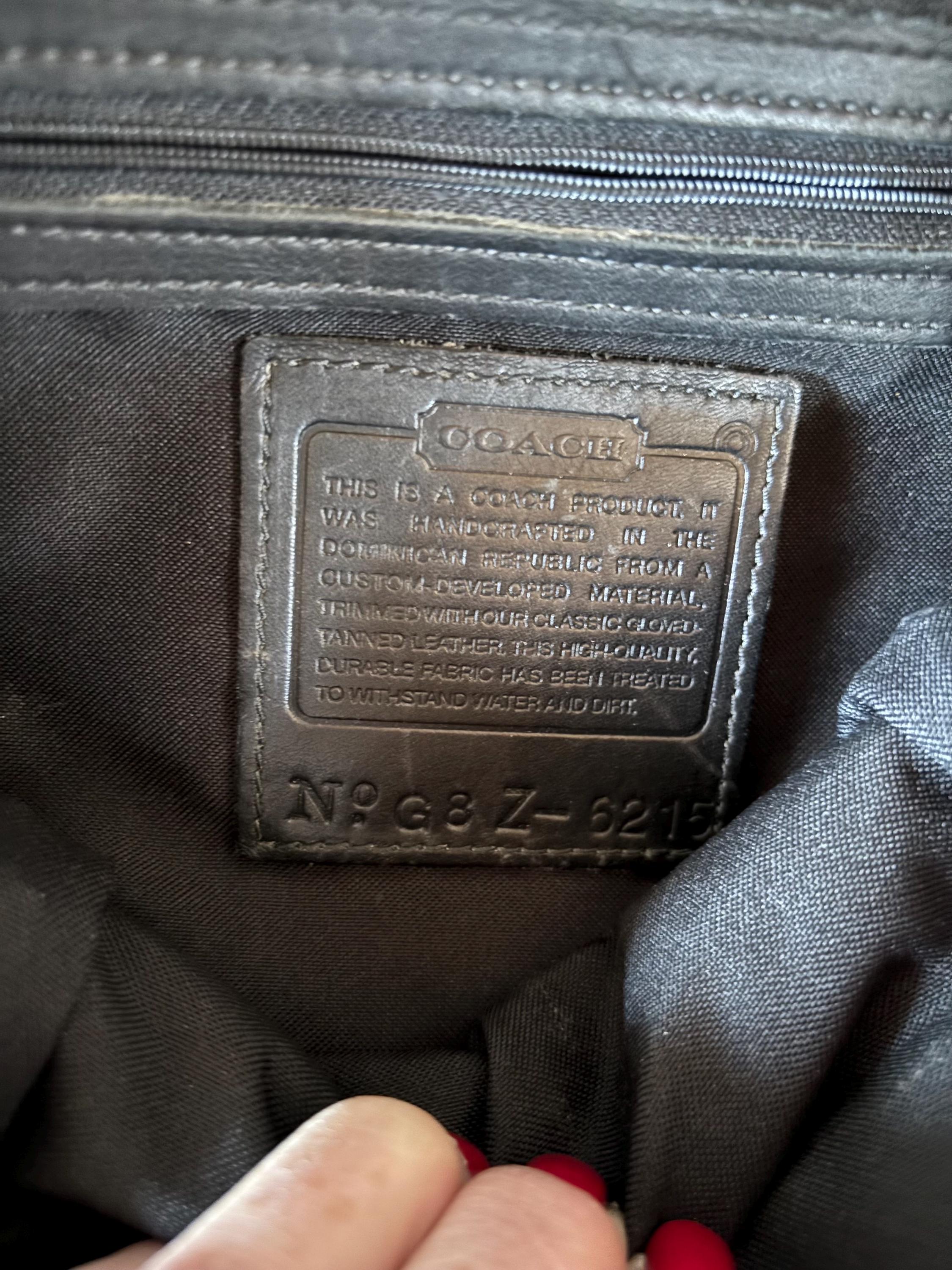 Coach Vintage Preowned Neoprene Leather Backpack With 