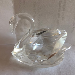 Swarovski collectible vintage crystal swan