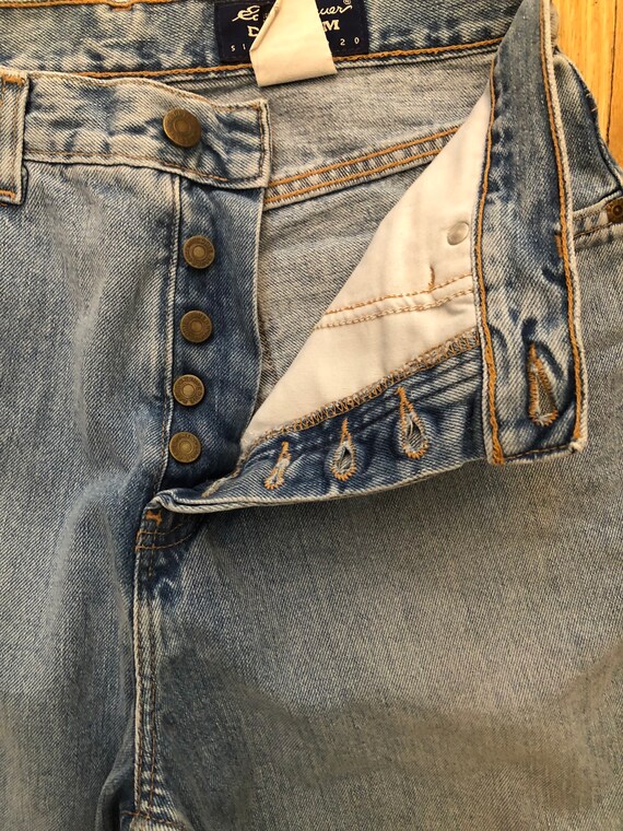 Eddie Bauer stonewashed button fly jeans - image 4