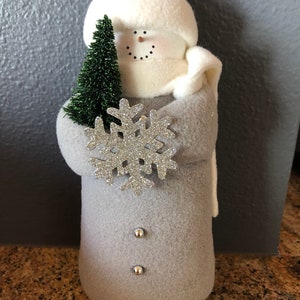 Hearts and Ivy Vintage Handmade Snowman - Etsy