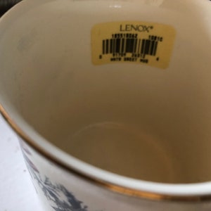 Lenox Christmas NWT Winter Greetings mug image 2