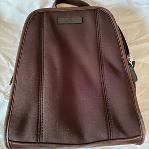 Coach Vintage Preowned Neoprene Leather Backpack With  display picture 2