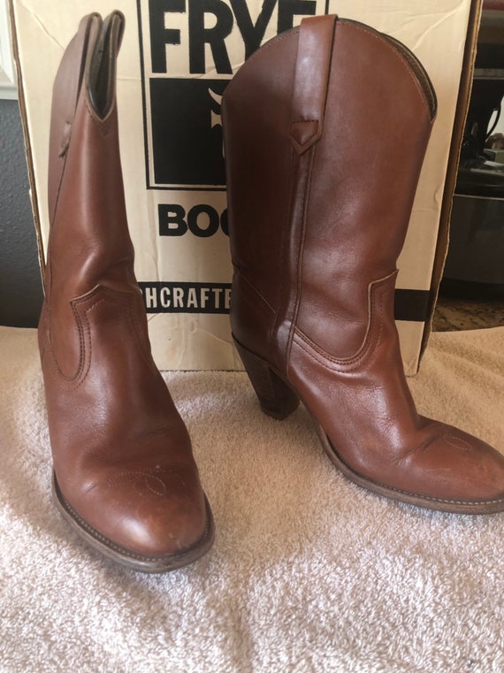 frye cowgirl boots