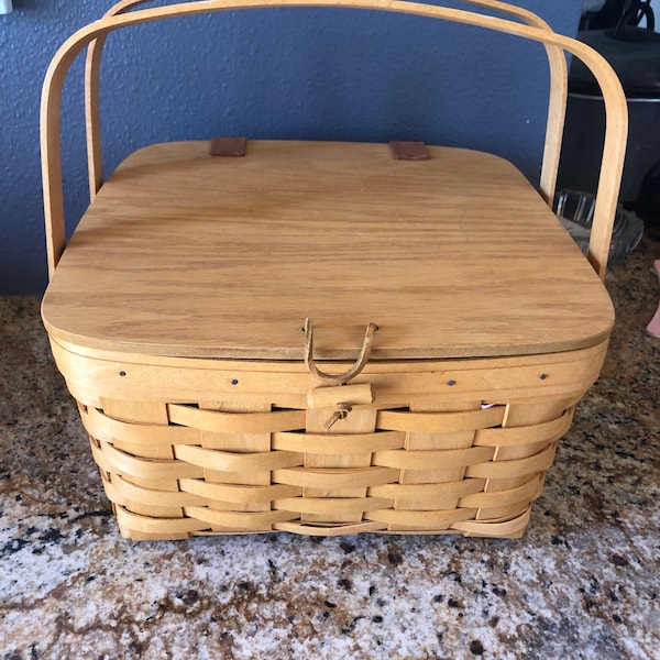 Longaberger Picnic Basket Etsy