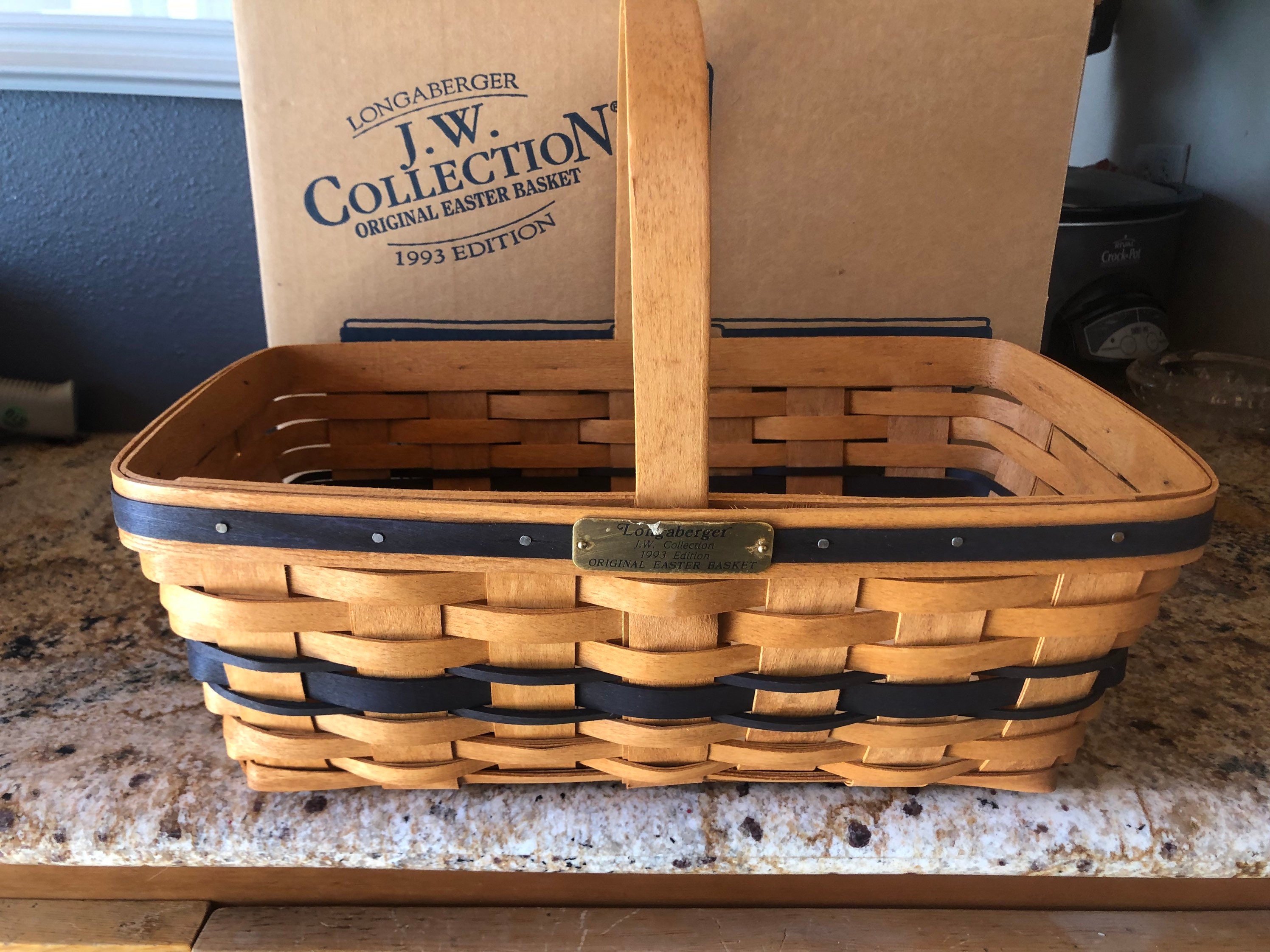 Longaberger RARE JW Collection 1993 Original Easter Basket Etsy