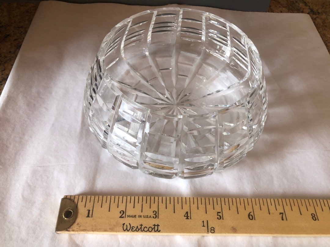 Waterford Crystal Vintage 7 Tralee Bowl Etsy