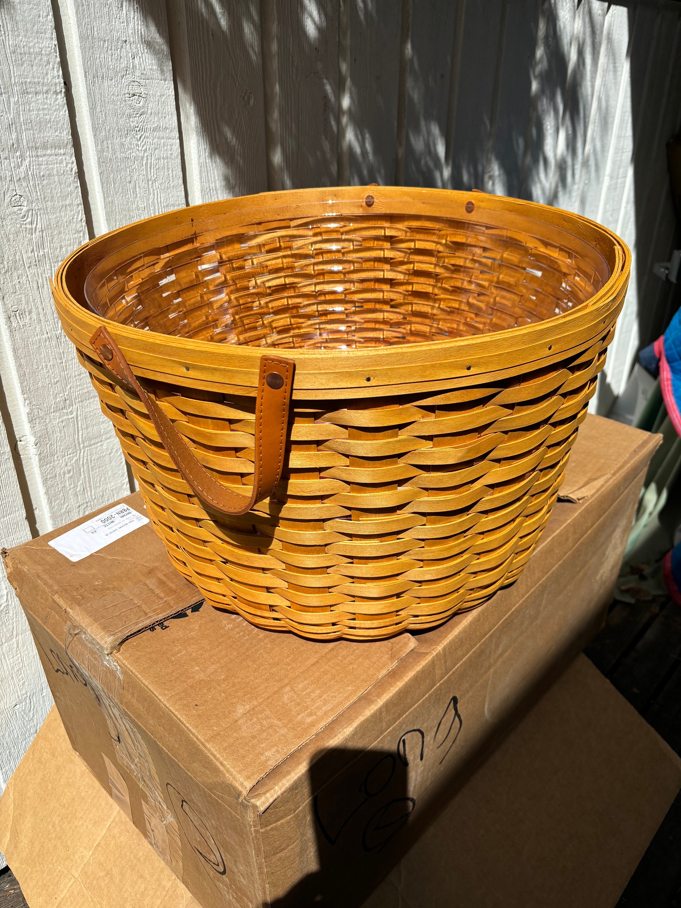 Longaberger Basket Large | eBay