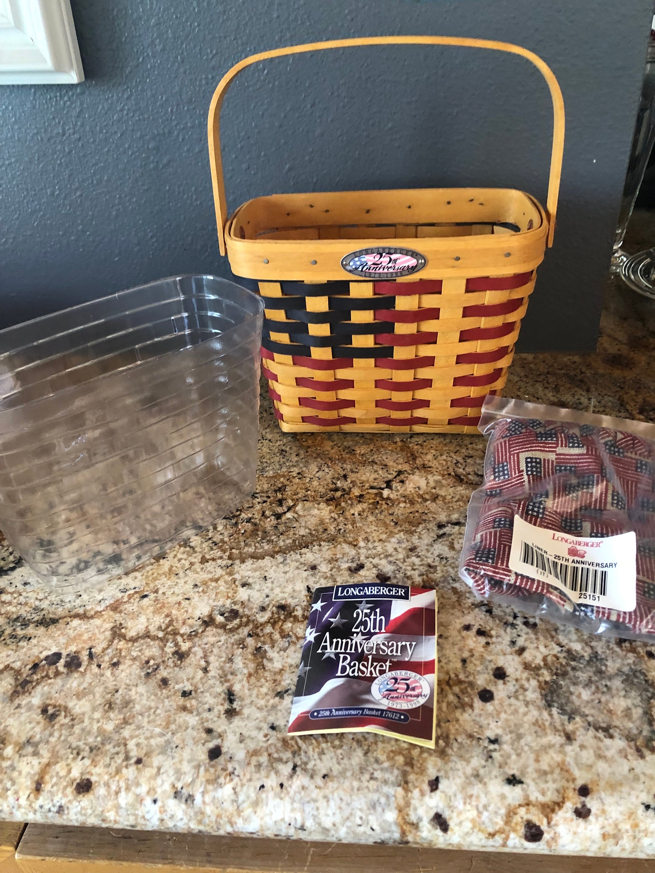 Longaberger 25th Anniversary Basket - Etsy