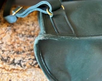 Coach Vintage Preowned RARE Bottle Green Rucksack Backpack - Etsy