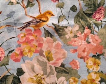 1/2 half yard 100% quilting cotton Subtle Song bird fabric for Wilmington prints
