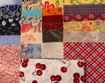 55 - 5” x 5” cotton quilting squares charm pack