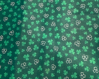 1 yard Shamrock quilting cotton