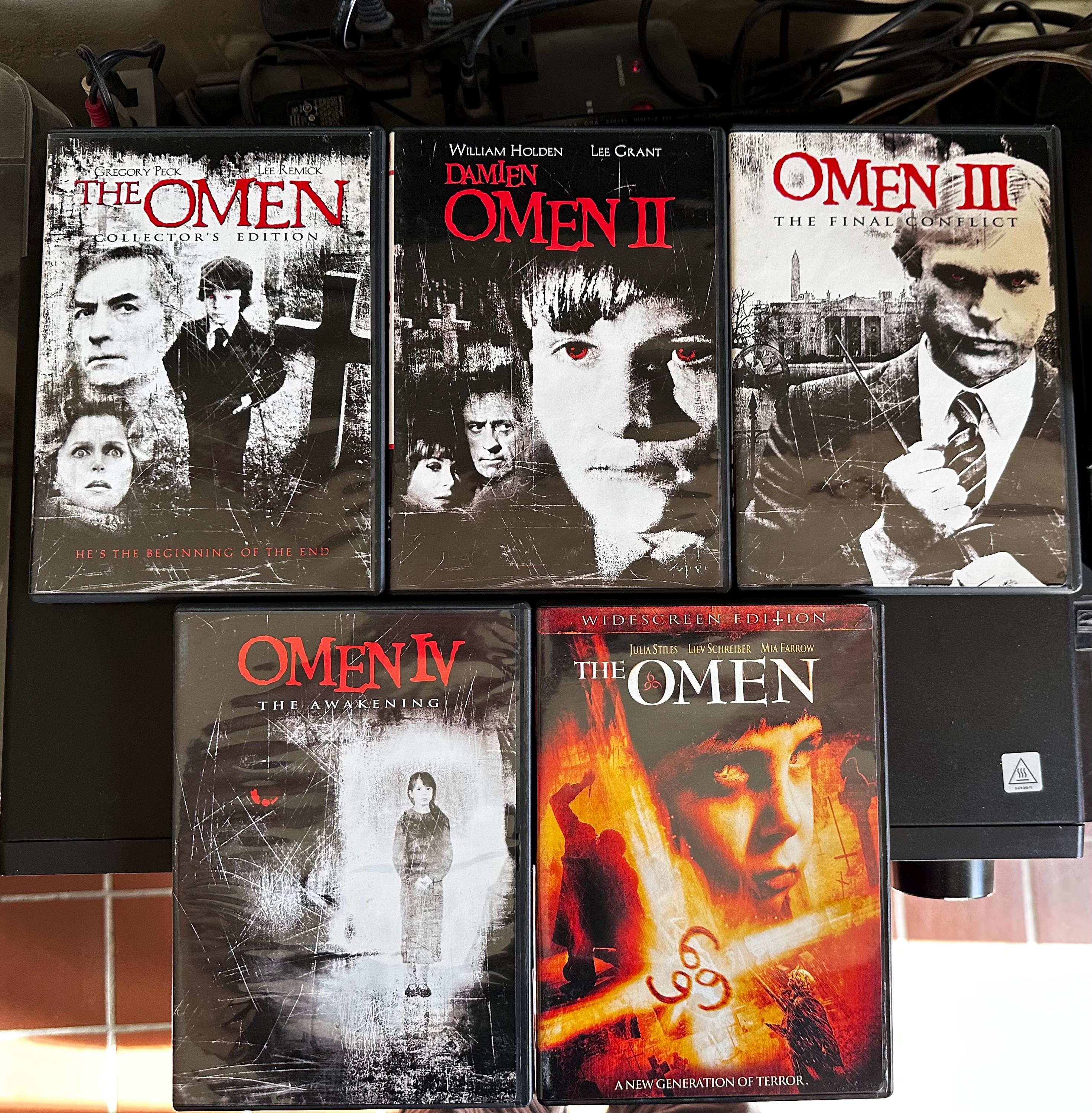 The Omen DVD Collection - Etsy