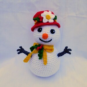 PATRON / PATRON PDF Crochet Crochet Amigurumi Lolo le bonhomme de neige / Bonhomme de neige