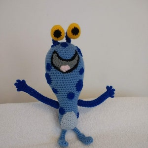 MUSTER / MUSTER PDF Crochet Crochet Amigurumi Blue Monster Super Simple Songs