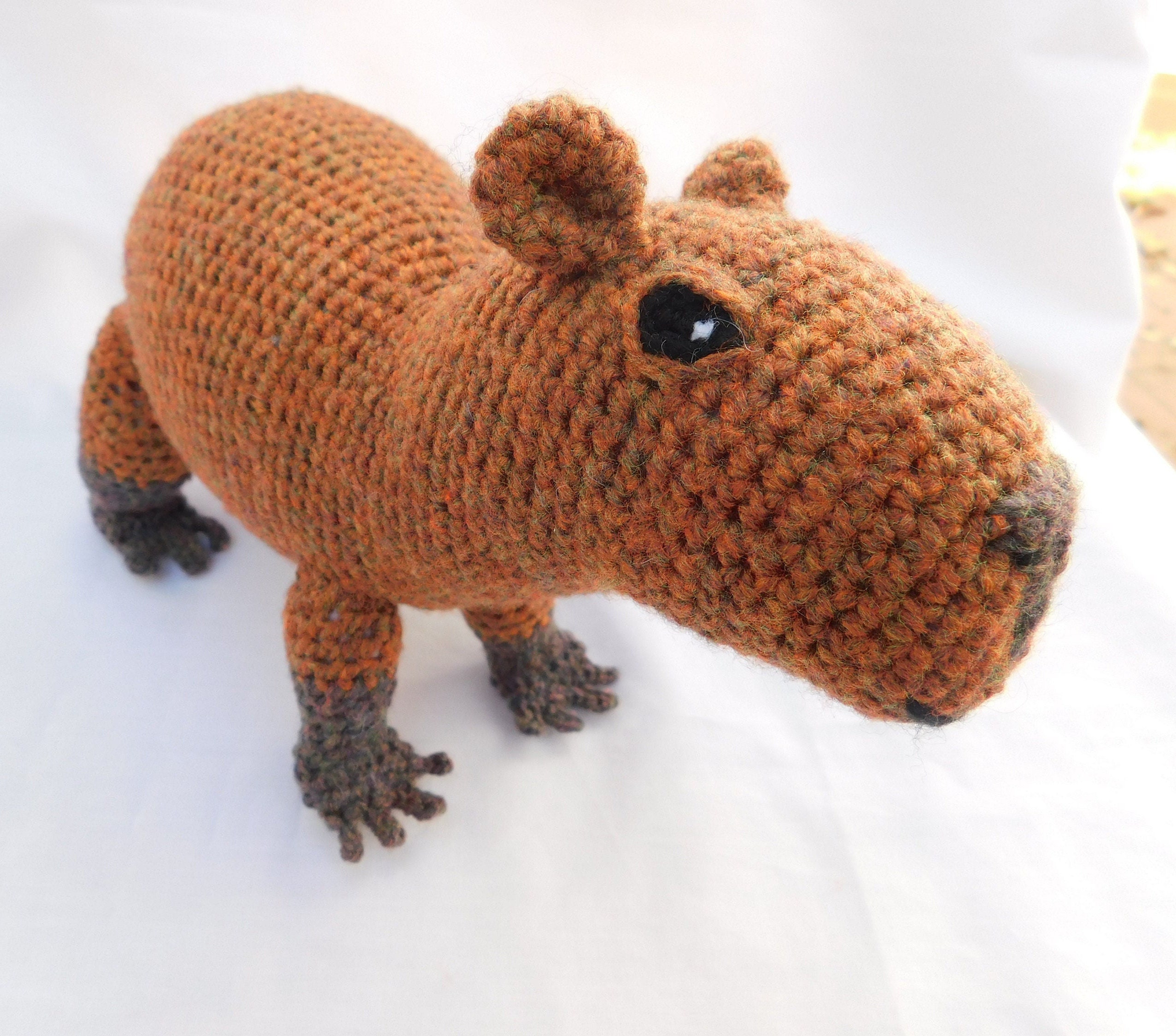 LIVESTN Poupée en Peluche Capybara,36cm Jouet en Peluche Capybara