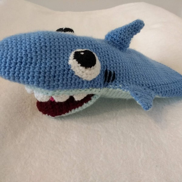 PATTERN PDF Hand Puppet Amigurumi Toy Crochet “Baby Shark”