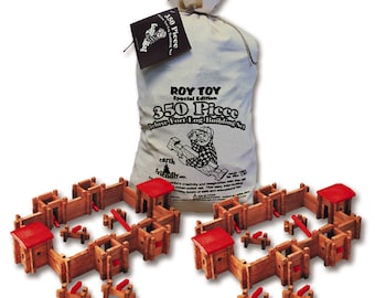 Roy Toy 350 pc. Dueling Fort Building Set, Made in the USA