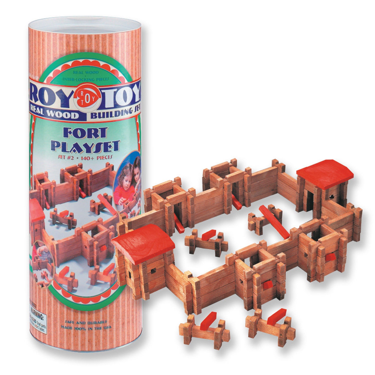 Roy Toy 140 pc. Large Fort Building Set Etsy