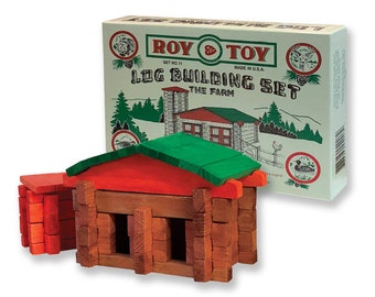 Original Farm Building Set. 50 pcs. Made in the USA