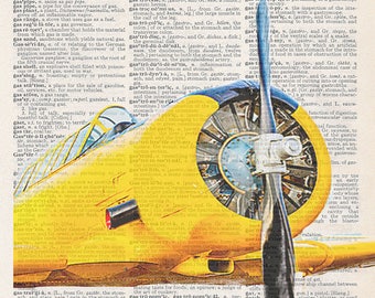 Yellow Plane | Art Print