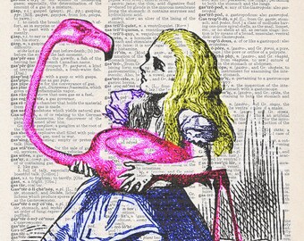 Alice Flamingo | Art Print