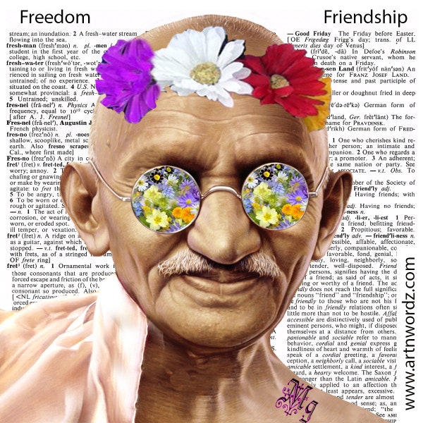 Fleur de Gandhi | Ensemble de 4 sous-verres