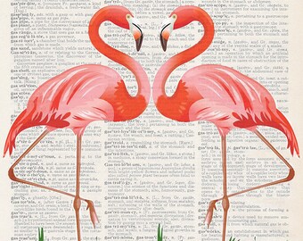 Flamingo Love | Art Print