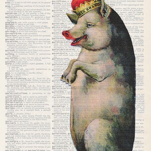 Vintage Pig | Art Print