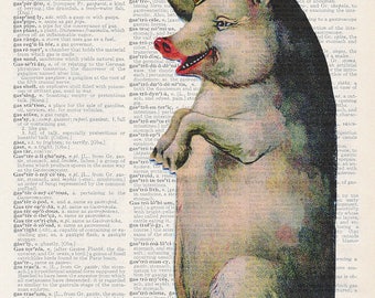 Vintage Pig | Art Print