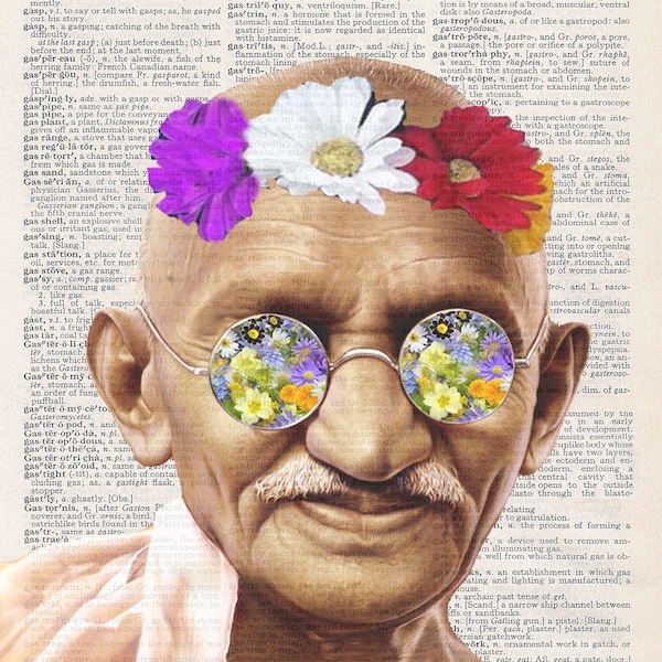 Fleur de Gandhi | Impression artistique