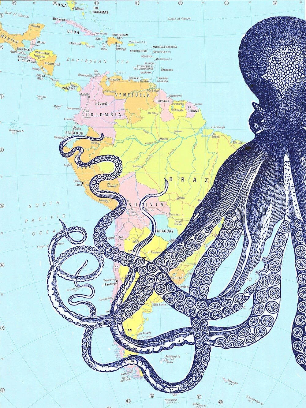 かんなぎ アートグラフC Half Kraken | Art Print - Etsy