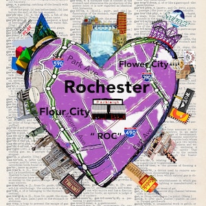 Rochester Heart | Art Print